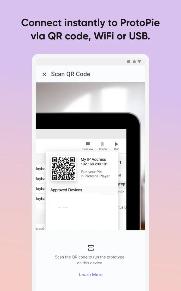 ProtoPie Player — Prototyping screenshot