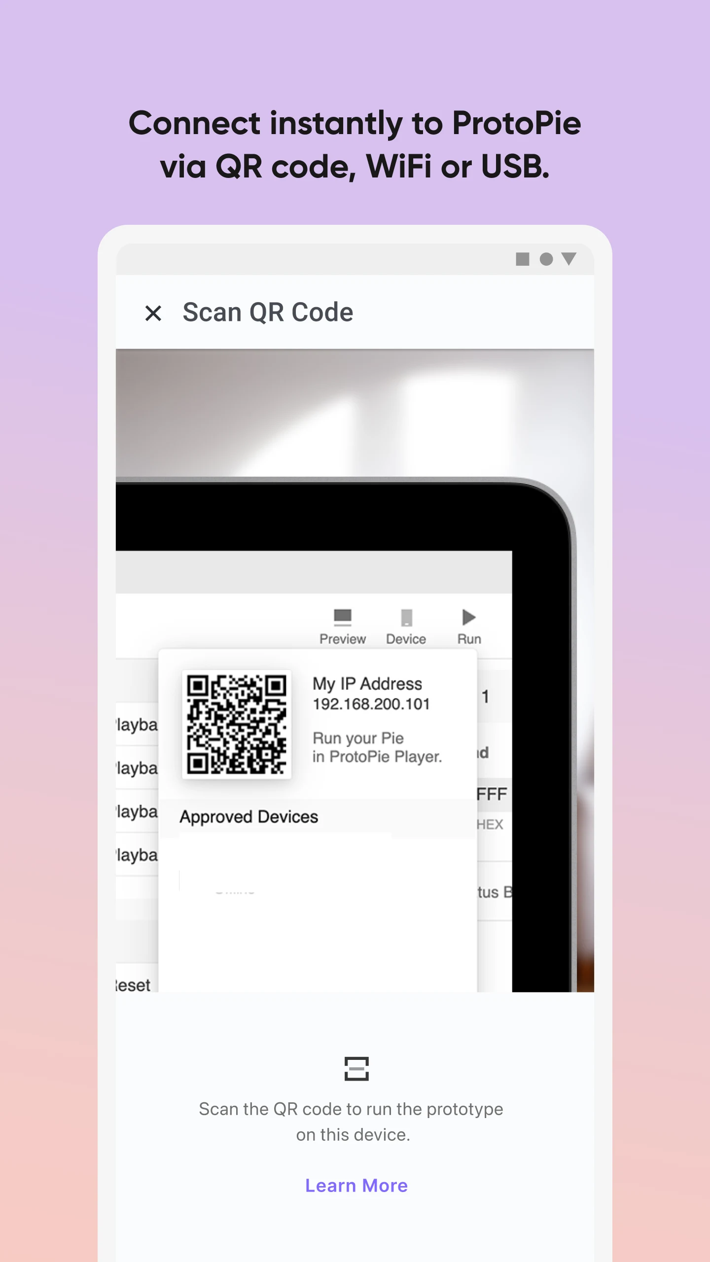 ProtoPie Player — Prototyping screenshot